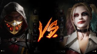 Mortal Kombat 11 - Scorpion Vs. Harley Quinn (VERY HARD)
