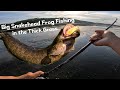 BIG Snakehead Fishing with Topwater Frog in Thick Grass