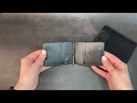 Маленький кожаный зажим для денег Grande Pelle 150610 video