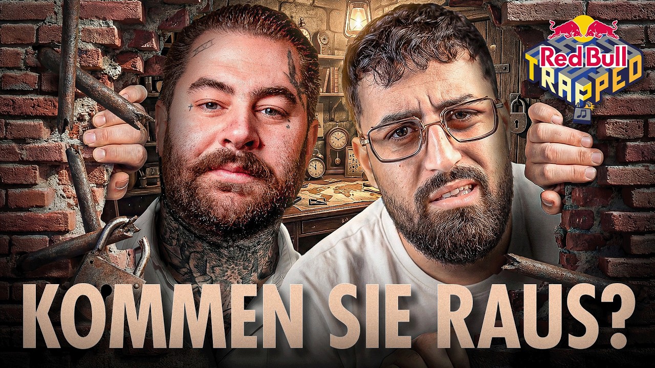 Daniel und Kolja gefangen in einem Deutschrap Escape Room 🔐 | Red Bull Trapped