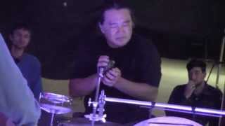 Tatsuya Nakatani & ensemble (1st set) at AR133, December 11, 2014, Waldo Rd Studios, Gainesville, FL