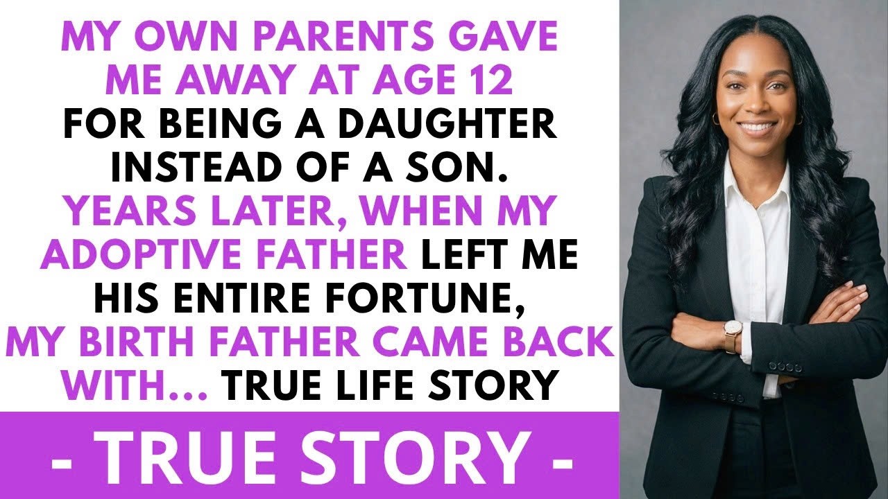 My Parents Gave Me Up At 12 For Being A Girl — Years Later I Inherited Millions.| Soft Revenge