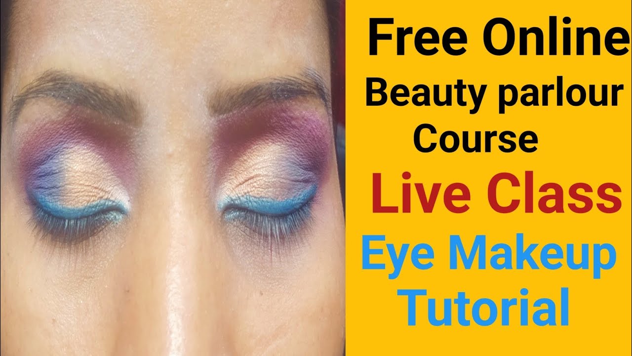 Online Makeup Course | Free Online Makeup Course Day -2 | Cut Crease ...