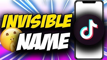 How to Get an Invisible Name on TikTok ✅ Blank Name TikTok