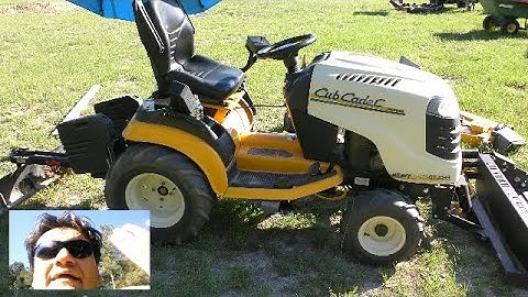 Cub Cadet GT2544 Cleaning up the wiring & New Joystick Mount Johnny Bucket Brinly Box Blade tractor