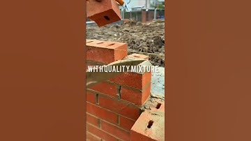 How to lay bricks standard. good tools and Machinery makes work easy