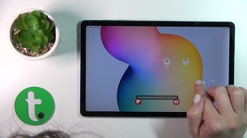 How to Create Folders in SAMSUNG Tab S6 Lite 2022 - Home Screen Folders