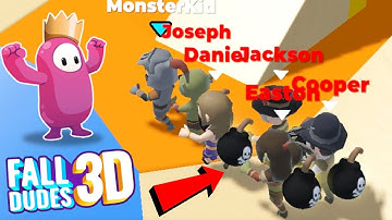 Fall Guys Mobile (Fall Dude 3D) - Funny Eliminated Game - Gameplay Walkthrough Part 1