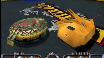 BattleBots GameCube video game Mauler vs Little Sister
