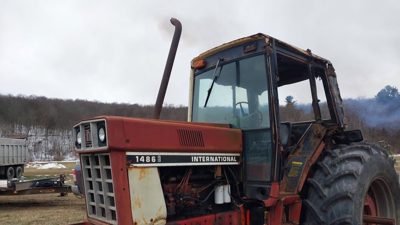 Разборка кабины IH 1486.
