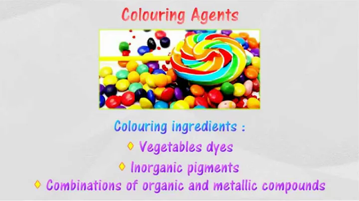 [5.2] Food additives - Food colouring