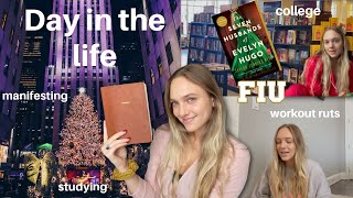 VLOG | day in the life of a FIU college student, workout ruts, & manifesting goals