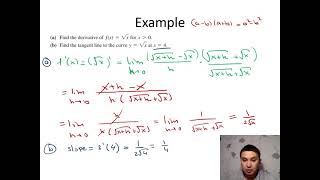 Mat 153 Sec 3.2 The Derivative as a Function