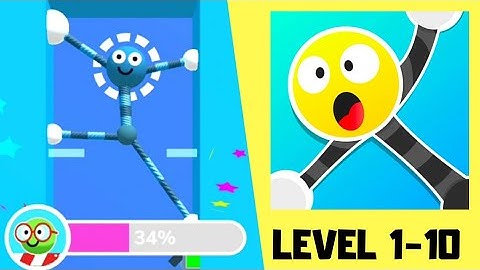 Stretch Guy Level 1-10 gameplay