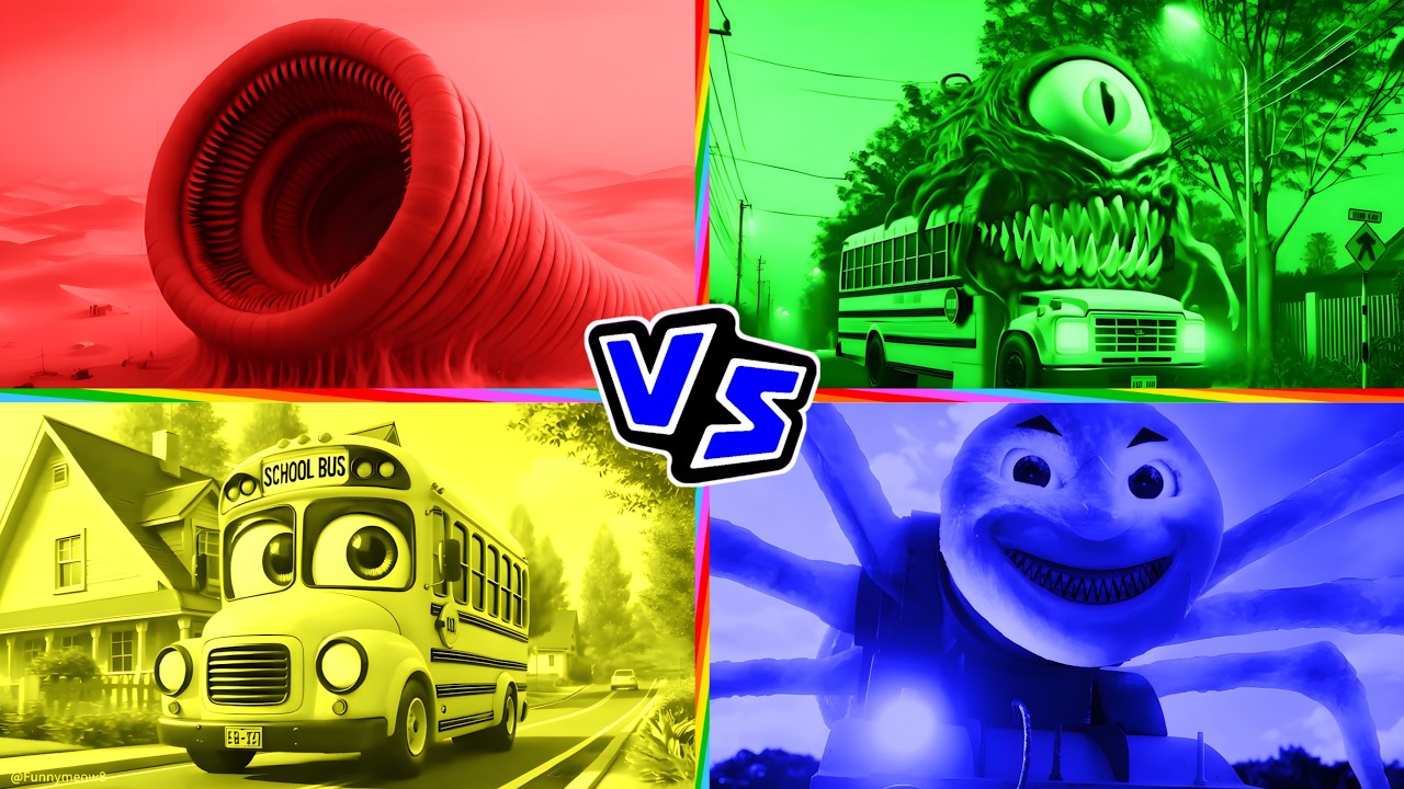 🚌SCHOOL BUS EATER🎶CoffinDance Song