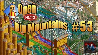 Lets Play OpenRCT2 (Big Mountains) - Ep. 53: CUT-AWAY VIEW