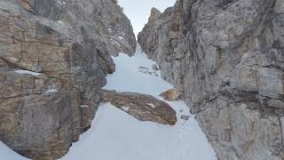 Bootpack Drone Footage From @the_great_basin Terminal Cancer Coulior, Ruby Mountains, NV 2026-02-02
