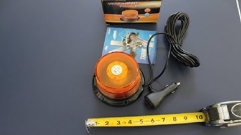 Nilight LED Strobe Light 40 LED Amber Warning safety Flash Beacon Lights Review, Very bright, easy t