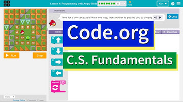 Course B Programming with Angry Birds Lesson 4.8 Code.org Tutorial with Answers