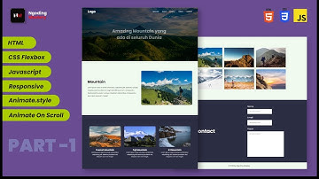 Tutorial Membuat Website Landing Page Responsive dengan HTML CSS JS Lengkap untuk Pemula | PART 1