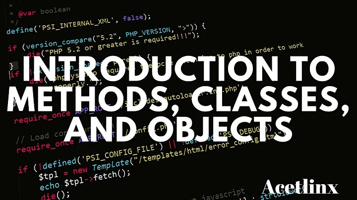 Introduction to Methods, Classes, and Objects - AP Computer Science A MasterClass