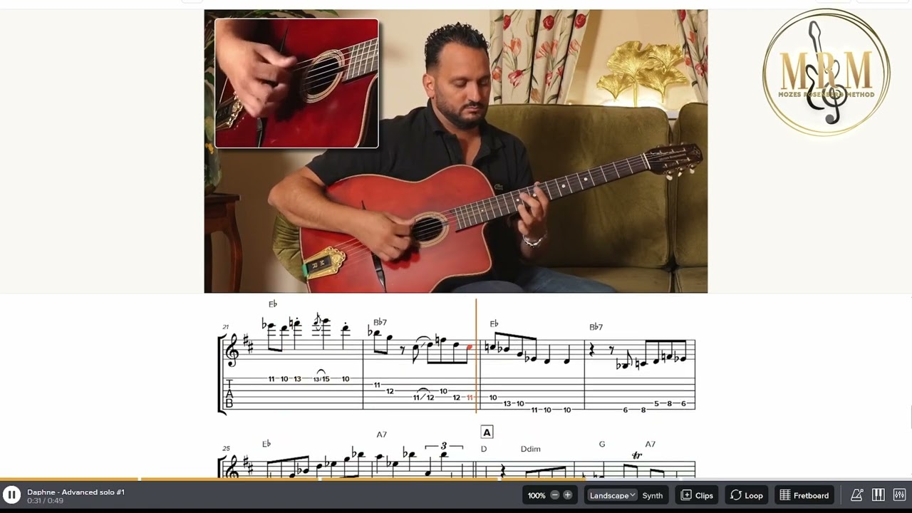 Daphne - Advanced solo 1 - Mozes Rosenberg Method Volume II