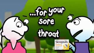 Strepsils 2D Animated Digital Signage