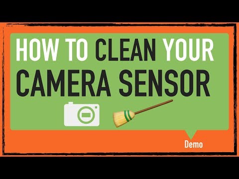 How to clean your digital camera sensor: Demo