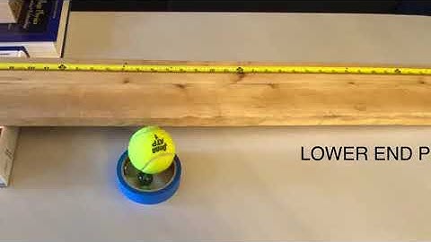 Linear Motion Experiment, Velocity and acceleration of a ball rolling down an incline