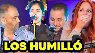 JOVEN MEXICANA HUMILLA a 2 ESPAÑOLES IMPROVISANDO ! vocal coach reaction & analysis