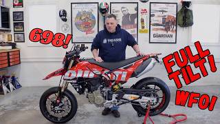 Ducati 698 Hypermotard Project - Full Build! Graphics! Intake! Exhaust! Controls! Suspension!