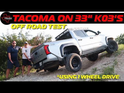 Can 33 Bfg K03 Tires Get Our Tacoma Up The Hill In 1 Wheel Drive - Ttc Hill Test