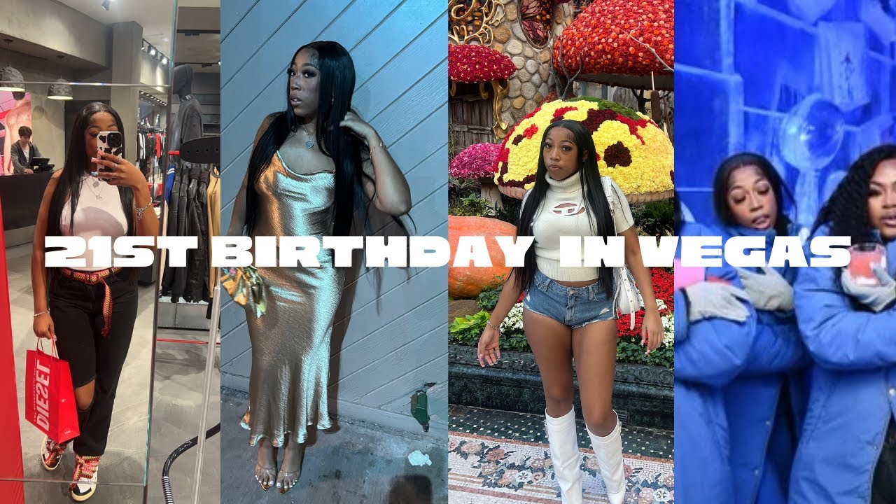 21ST BIRTHDAY VLOG!! Las Vegas Trip *21 with no kidsss*