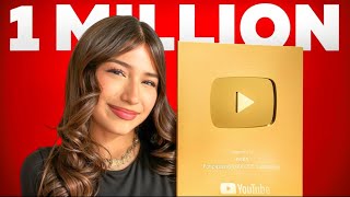 I got my 1 MILLION Youtube GOLD PLAQUE!!🥹🎉 | eslis