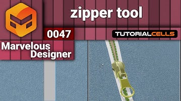 0047. zipper tool in Marvelous Designer