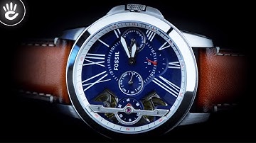 Review đồng hồ Fossil ME1161 thiết kế độc đáo mẫu máy pin mô phỏng cơ lộ tim