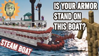 EVERYONE is on my STEAM BOAT - Stream-a-thon 2023 Community Build & Armor Stands