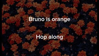 Hop Along - Bruno is orange // lyrics English/Français