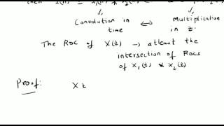 z-transform of the convolution of two sequences