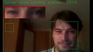OpenCV Drowsy driver control