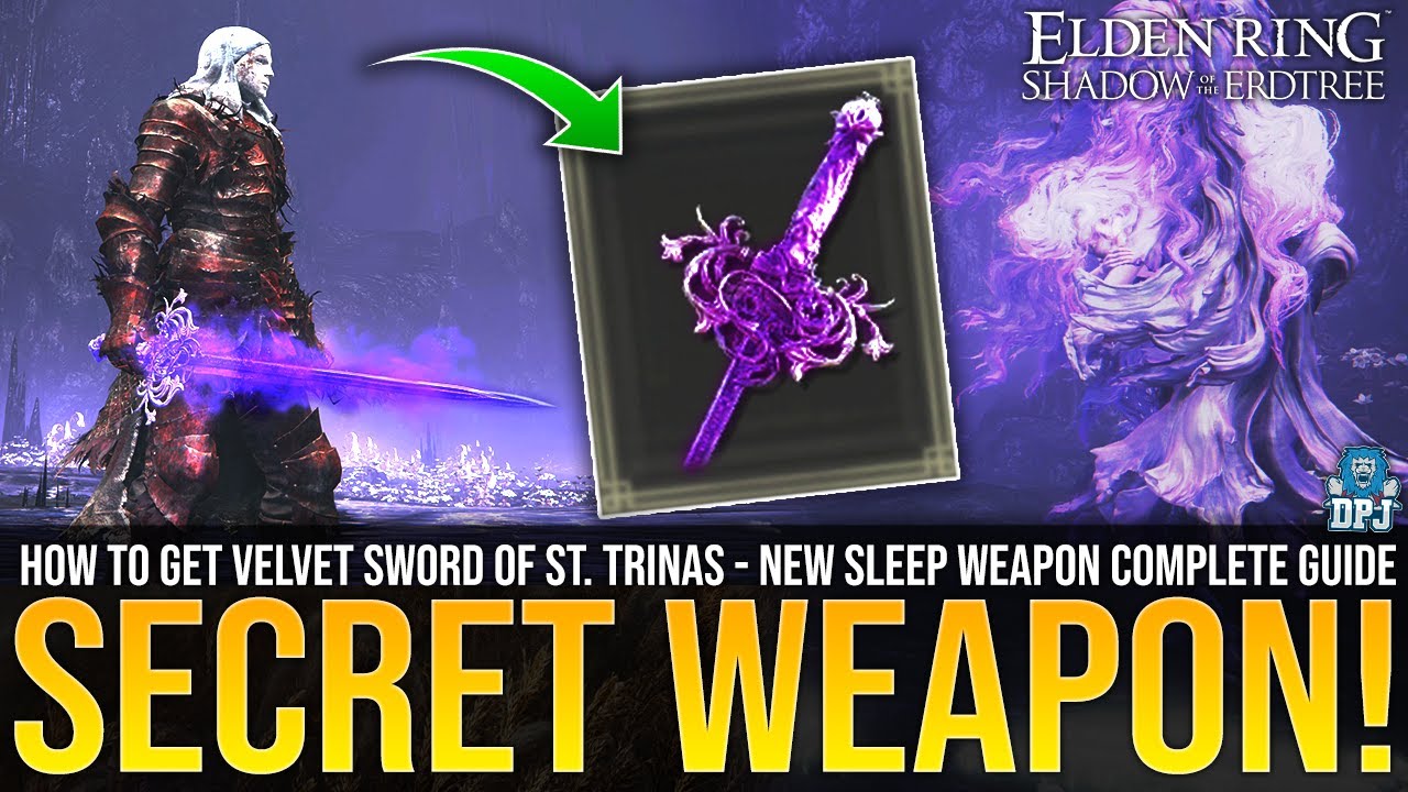 Elden Ring How To Get Secret Sleep Sword Velvet Sword Of St. Trina