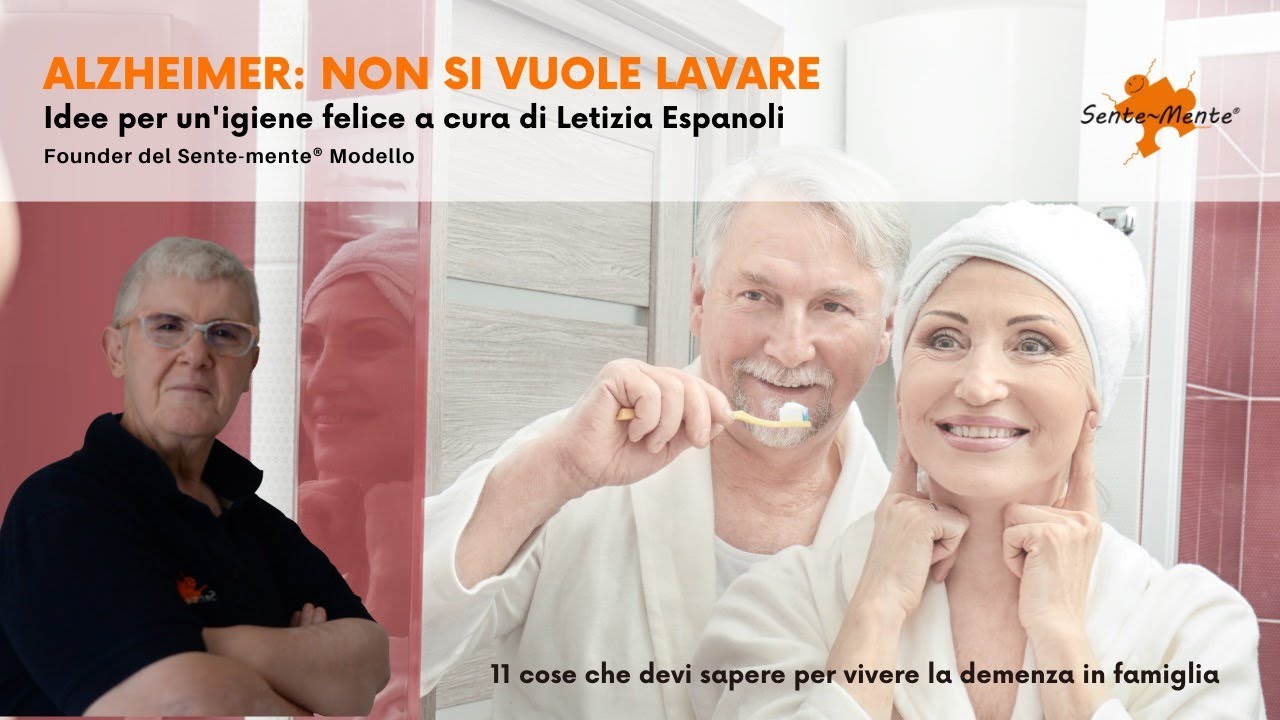 Alzheimer: non si vuole lavare. Idee per un'igiene felice