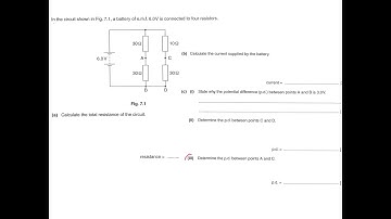 PP2012P2Q7 DC Circuit : Pd across 2 points in separate branches