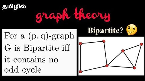 A Graph G is Bipartite iff it contains no odd cycles || Bipartite graph