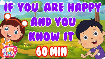 If You Are Happy And You Know It Rhyme |60 Min Non-Stop |Nursery Rhymes & Kids Songs |Bumcheek TV