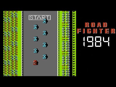 Road Fighter 1984 PC Gameplay Old Games NES Games 