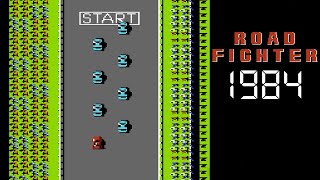 Road Fighter (1984) PC Gameplay | Old Games | NES Games screenshot 5