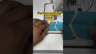 Perfect fabric joining trick 🤫/ clean seam finish