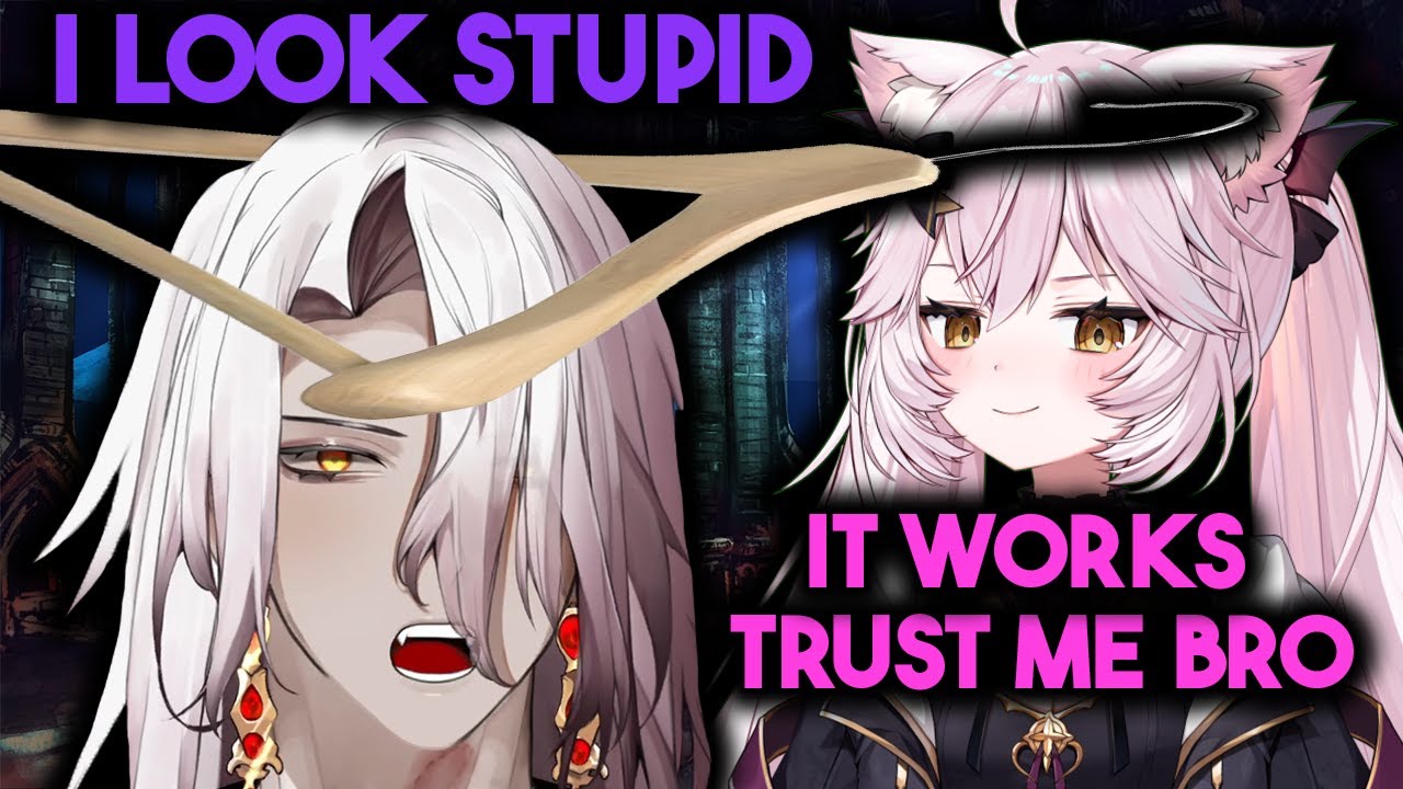 Nyan's "Coat Hanger Trick" Just Makes Aethel Get His Head Stuck YouTube