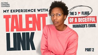 Do Talent Manager’s Lie? | Talent Link | How To Get An Agent?